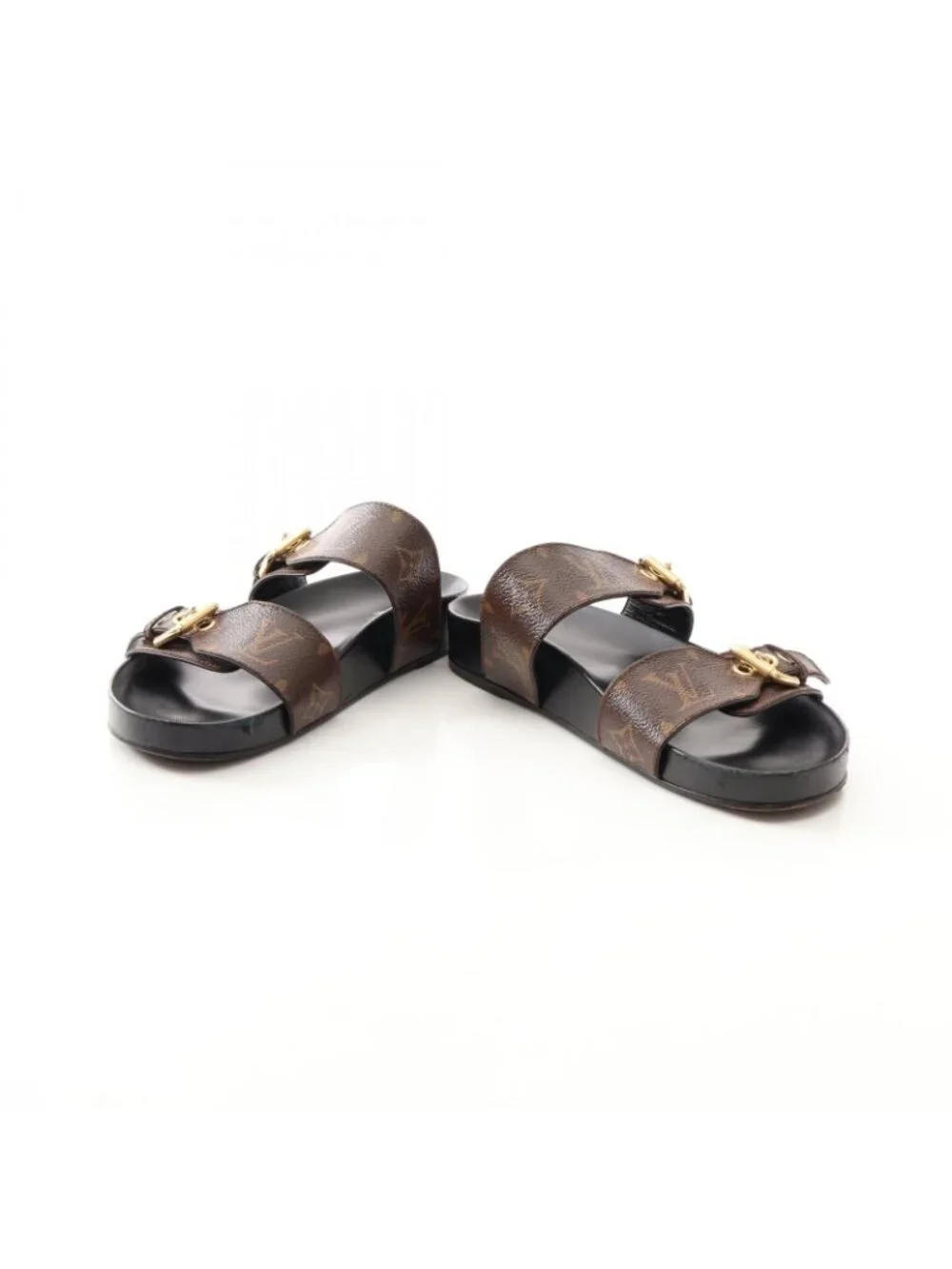 Louis Vuitton Mules Bondia Line Monogram Canvas Leather